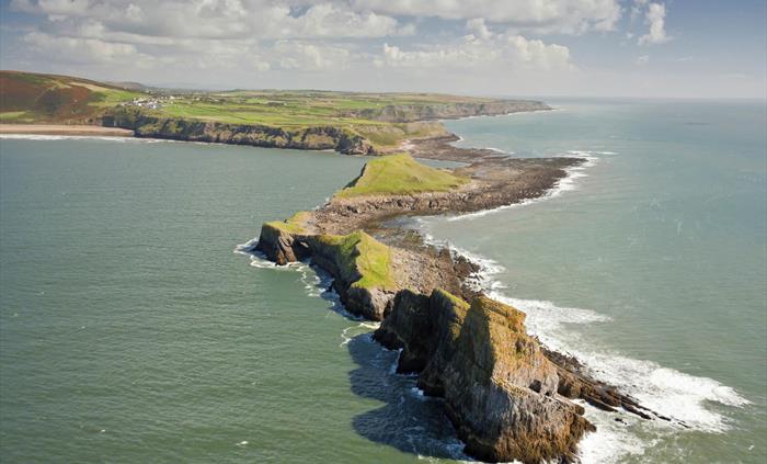 Worm's Head. Rhossili, Gower
